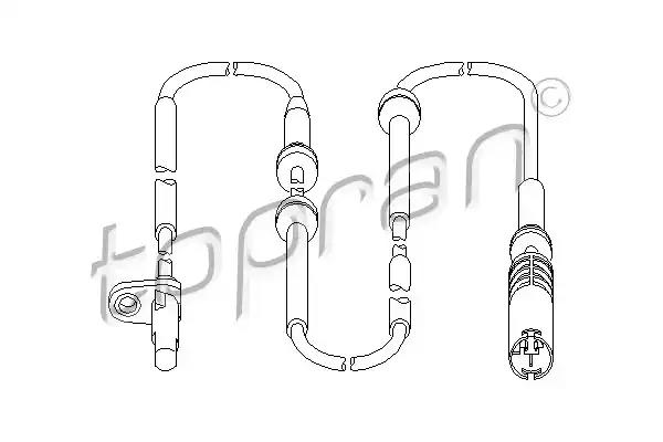 Датчик, кількість обертів колеса 501456 TOPRAN