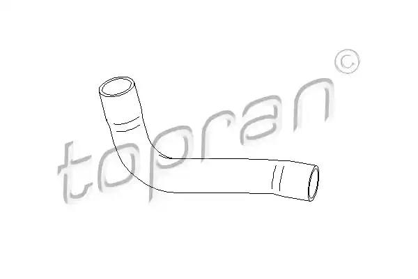 Шланг радіатора 501553 TOPRAN