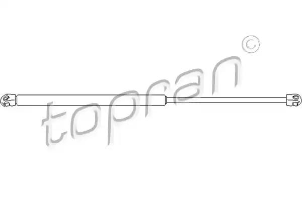 Газова пружина, кришка капота 501806 TOPRAN