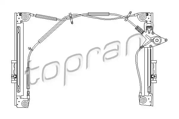 Склопідйомник 501830 TOPRAN