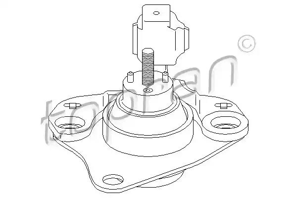 Poduszka silnika 700327 TOPRAN