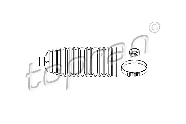 Комплект гофрованих кожухів, механізм рульового... 700741 TOPRAN