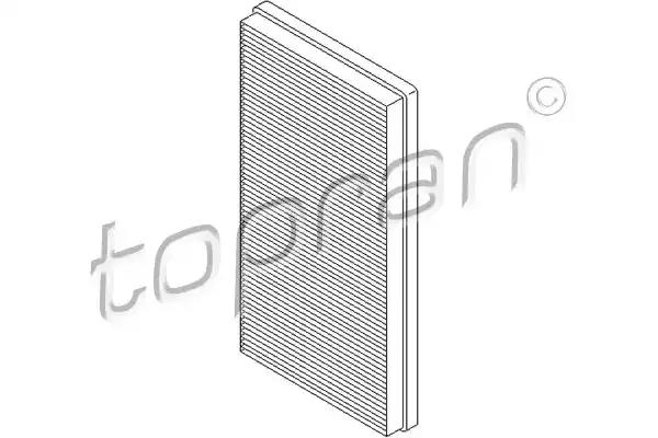 Фільтр, повітря у салоні 720330 TOPRAN
