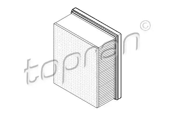 Повітряний фільтр 721005 TOPRAN