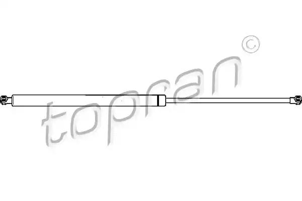 Sprezyna gazowa bagaznika 721293 TOPRAN