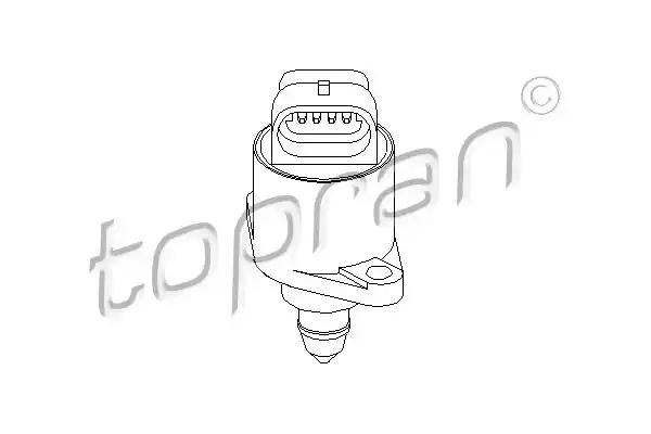 Клапан регулювання холостого ходу, подача повітря 721465 TOPRAN