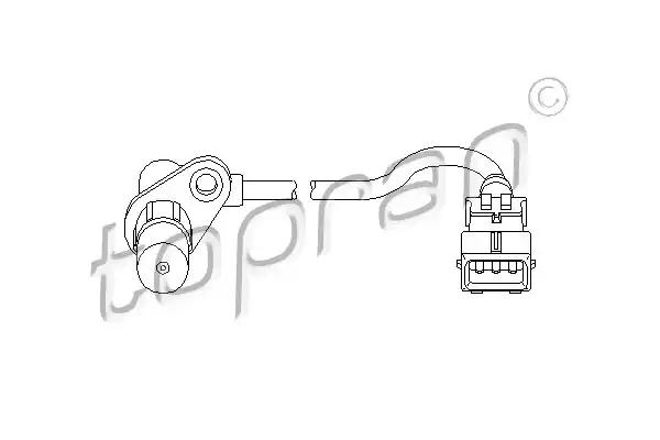Czujnik walu korb. citroen/peugeot 721674 TOPRAN