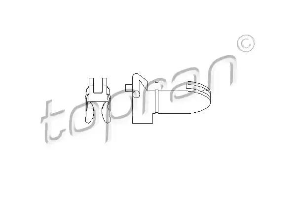 Тросовий привод привод зчеплення 722139 TOPRAN
