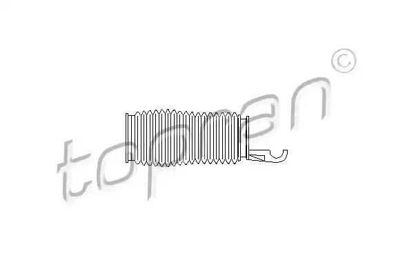 Гофрований кожух, механізм рульового керування 722170 TOPRAN