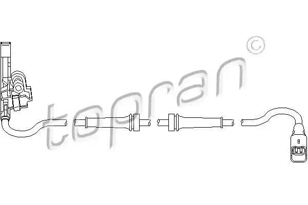 Датчик abs 722296 TOPRAN