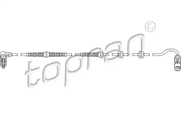 Датчик, кількість обертів колеса 722812 TOPRAN