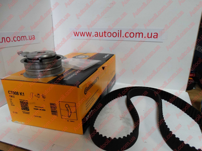 Комплект грм ремінь + ролик CT908K1 CONTITECH