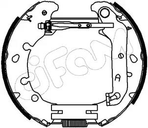 Cifam ford гальмівні колодки барабан kit premounted fusion fiesta  95- 151228 CIFAM