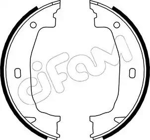 Cifam bmw щоки ручного гальма 1 e873 e46e90z4 e85 153018 CIFAM
