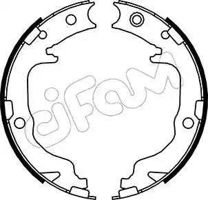 Cifam jeep комплект барабанних колодок compass mk49 2.0 11- citroen c4... 153362 CIFAM