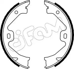 Cifam rover комплект барабанних колодок 75 rj 2.0 cdti 03-05 153369 CIFAM
