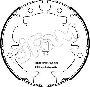Cifam toyota комплект барабанних колодок aurion v4 3.5 gsv40 06-11 lexus es... 153442 CIFAM