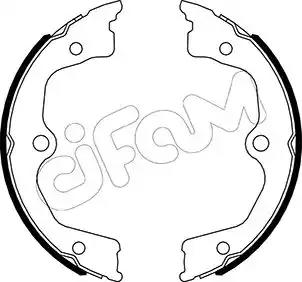 Cifam acura комплект барабанних колодок tl ua8 ua9 3.7 awd 12- honda accord... 153495 CIFAM