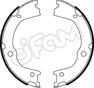Cifam hyundai комплект барабанних колодок santa fe ii cm 2.0 4x4 05-09 kia... 153498 CIFAM