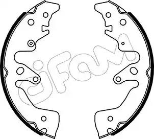 Cifam subaru комплект барабанних колодок impreza ліфтбек ge gv 1.5... 153516 CIFAM