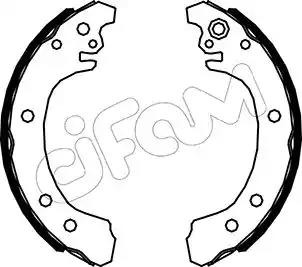Комплект гальмівних колодок 153523 CIFAM