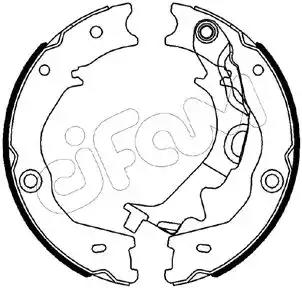 Cifam kia комплект барабанних колодок carnival / grand carnival iii vq 2.2... 153586 CIFAM