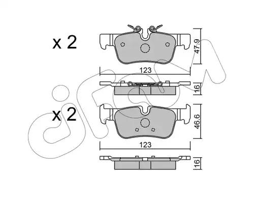 Cifam bmw колодки гальмівні дискові 82210380 CIFAM