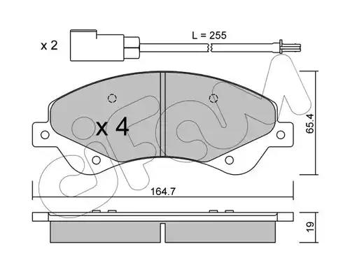 Cifam ford гальмівні колодки передн.transit 2.2tdci 06-... 8226790 CIFAM