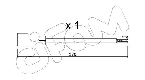 Cifam ford датчик гальм. колод. transit 16- SU339 CIFAM