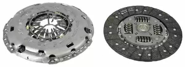 К-кт зчеплення vw amarok 2.0 tdi 10 - d 240mm 26z 3000950937 SACHS