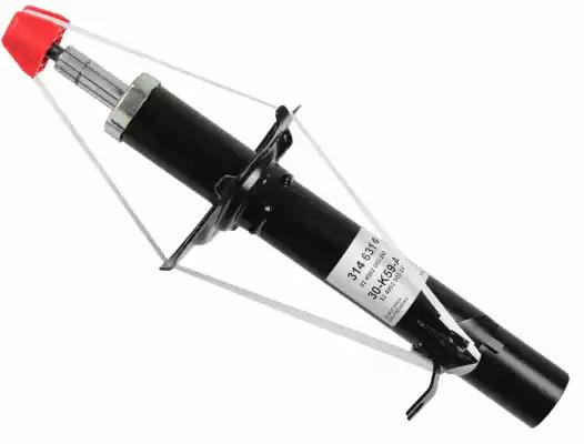 Амортизатор citroen/peugeot/toyota c1/aygo/107 fr 05-14 gas- заміна на sh560032 314631 SACHS