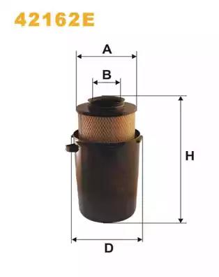 Wa6052 фильтр воздушный ak 435 42162E WIX FILTERS