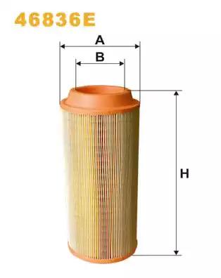 Фільтр повітряний 46836E WIX FILTERS