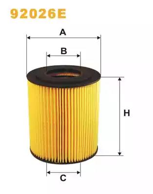 Фільтр масляний 92026E WIX FILTERS