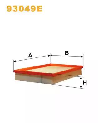 Фільтр, повітря у салоні 93049E WIX FILTERS