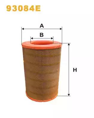 Фільтр повітряний 93084E WIX FILTERS