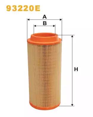 Повітряний фільтр 93220E WIX FILTERS