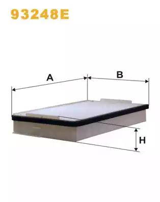 Фільтр салону 93248E WIX FILTERS