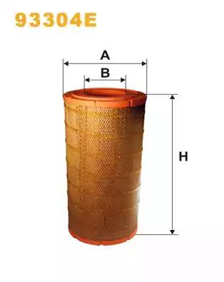 Фільтр повітряний 93304E WIX FILTERS