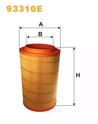 Повітряний фільтр 93310E WIX FILTERS