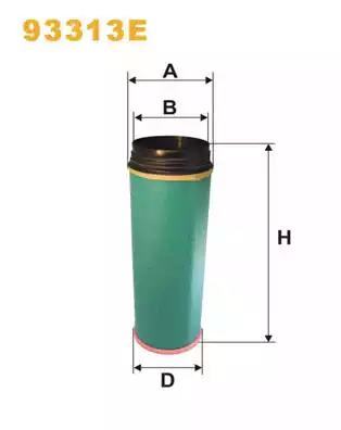 Повітряний фільтр 93313E WIX FILTERS
