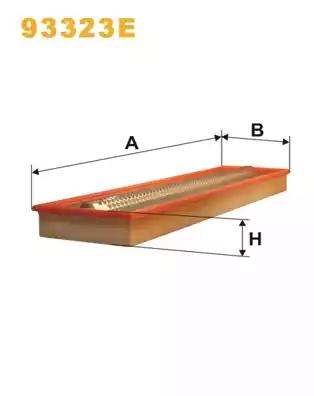 Wa6233 фильтр воздушный ap 068 93323E WIX FILTERS