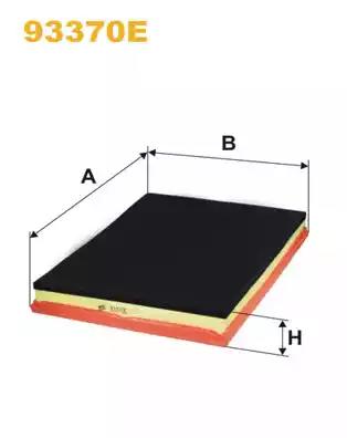 Повітряний фільтр 93370E WIX FILTERS