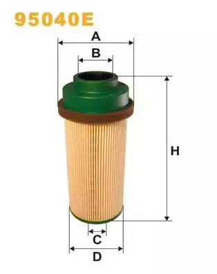 Фільтр паливний 95040E WIX FILTERS