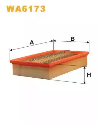 Повітряний фільтр WA6173 WIX FILTERS