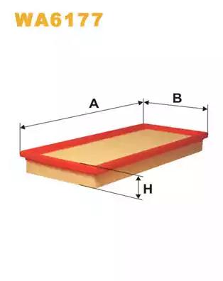 Повітряний фільтр WA6177 WIX FILTERS