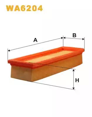 Фильтр воздушный WA6204 WIX FILTERS