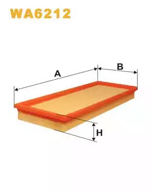 Повітряний фільтр WA6212 WIX FILTERS
