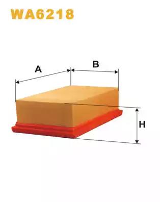 Повітряний фільтр WA6218 WIX FILTERS