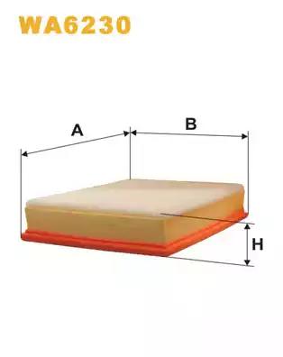 Повітряний фільтр WA6230 WIX FILTERS
